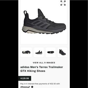 New/never worn. Adidas terrier trailmaker GTX.